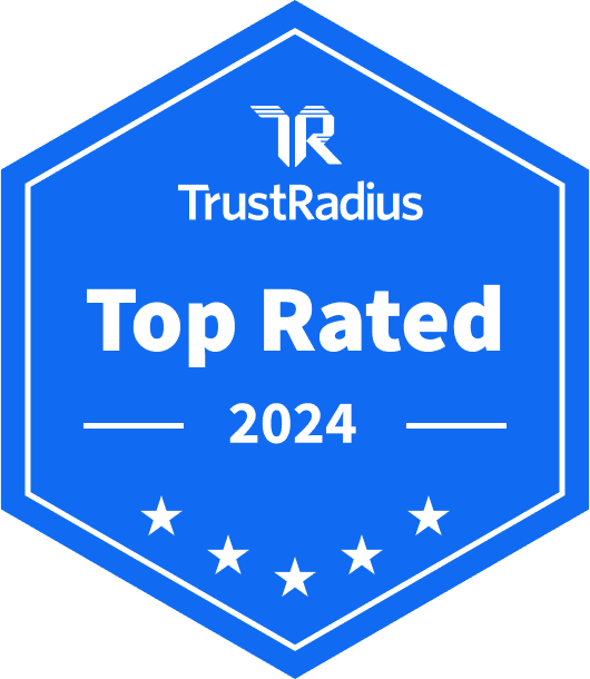 TrustRadius Top Rated 2024 Badge