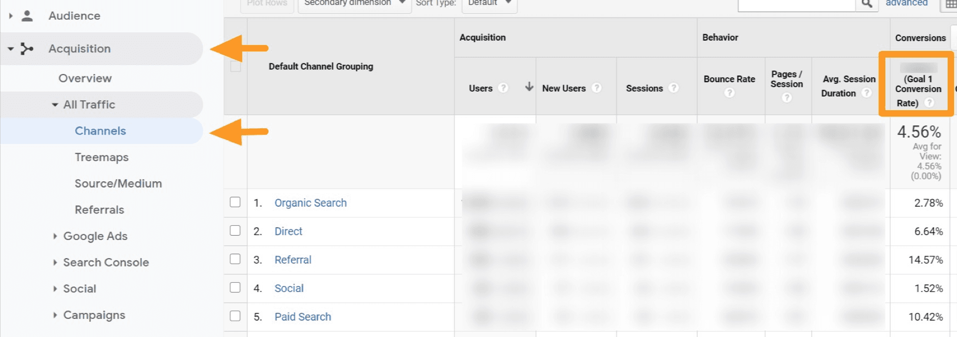 Google Analytics screenshot 2