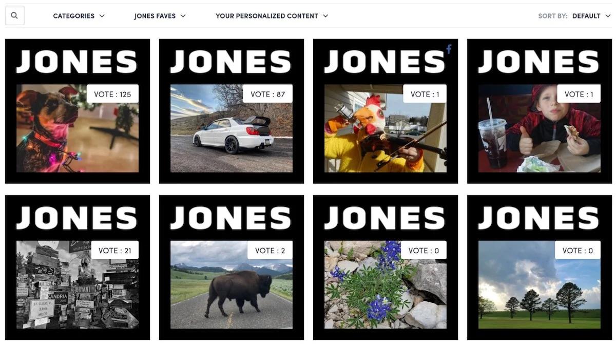 Jones Soda social media contest