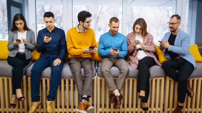 People sitting together