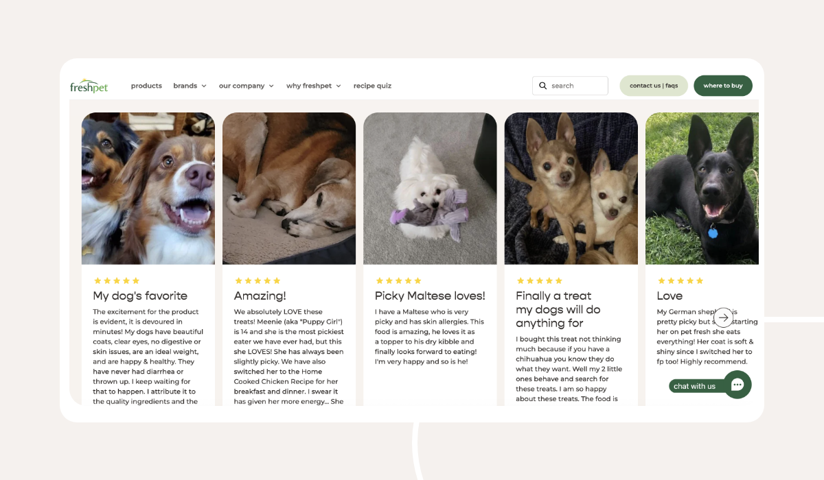 Reviews from FreshPet