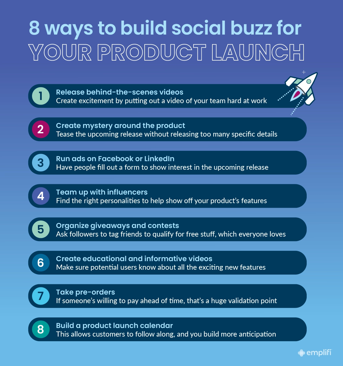 8 ways to generate buzz for your new product launch