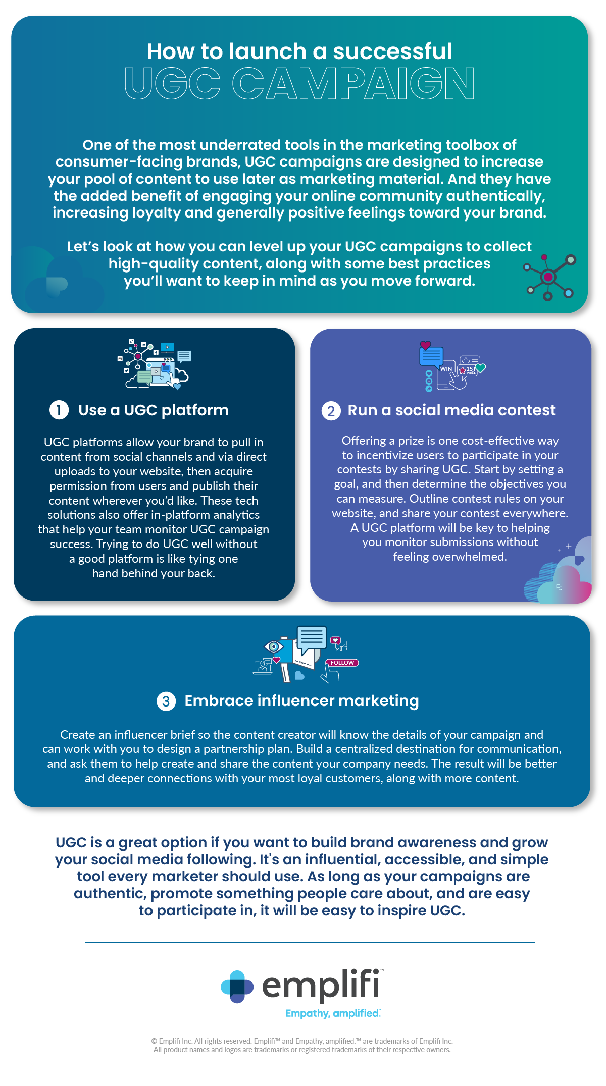 Emplifi Tip Sheet - How to launch a successful UGC campaign