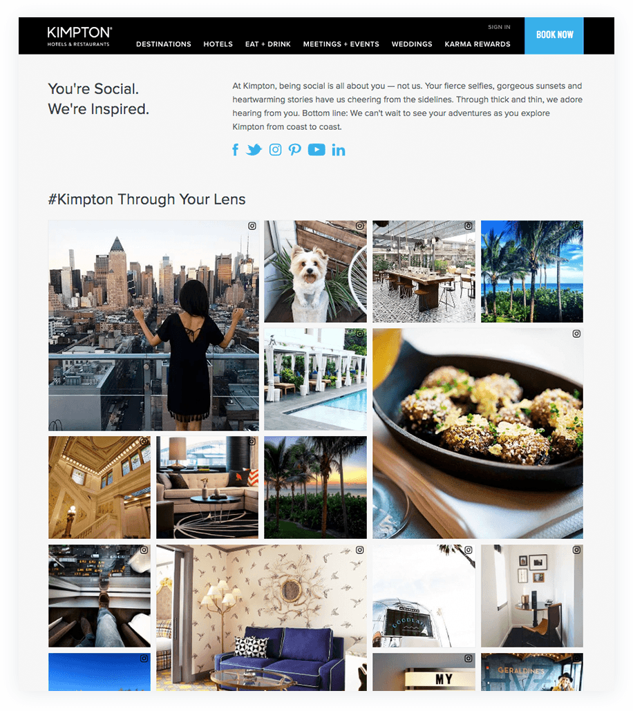 kimpton ugc page