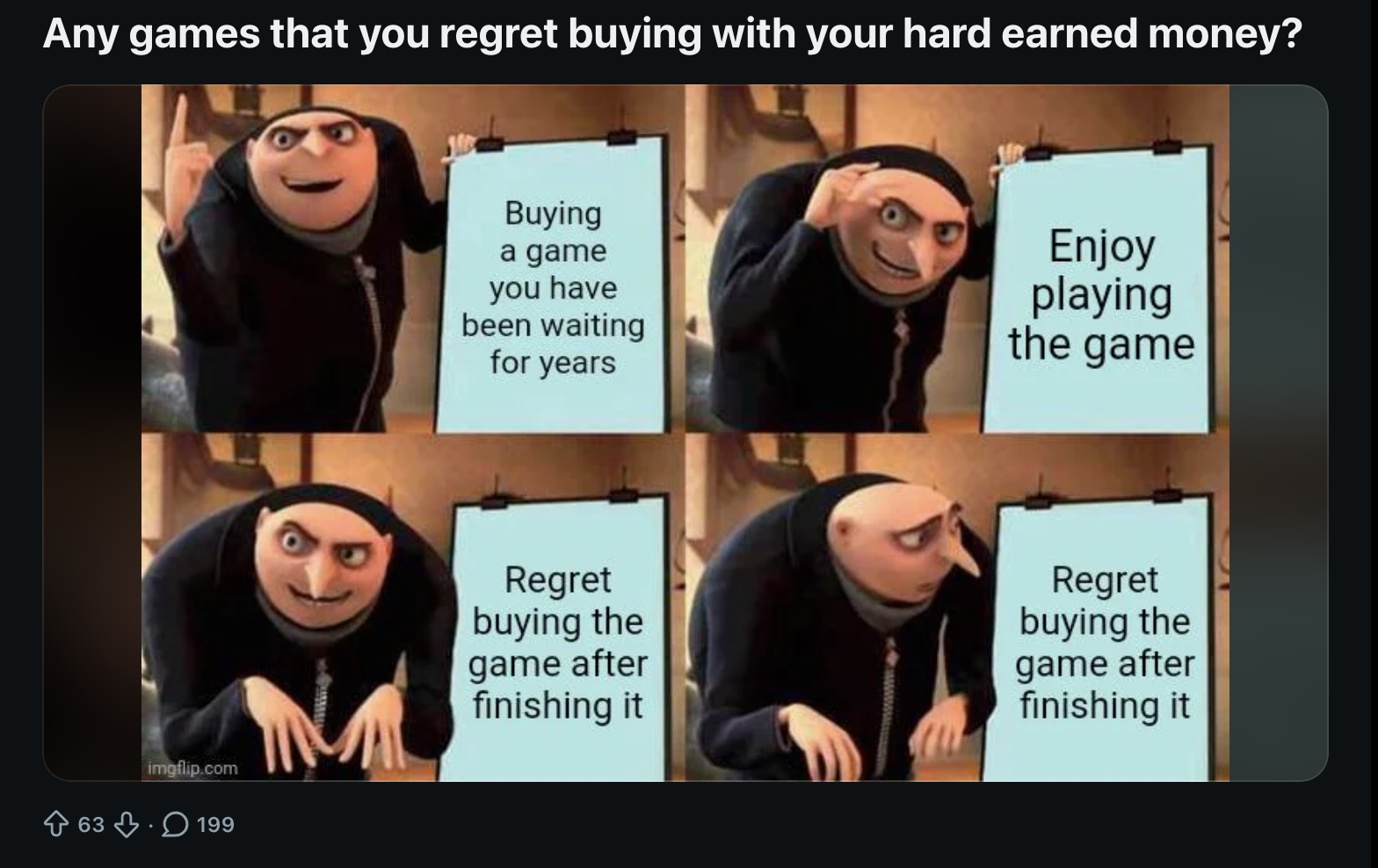 Screenshot of subreddit showing a meme