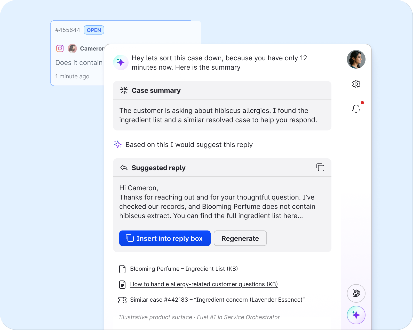 AI workflow within Emplifi platform