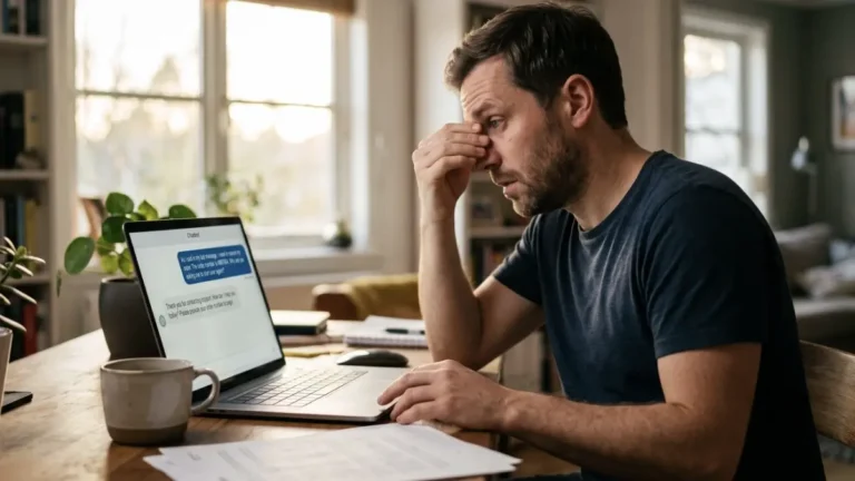 Customer frustrated at an AI asking him to repeat himself