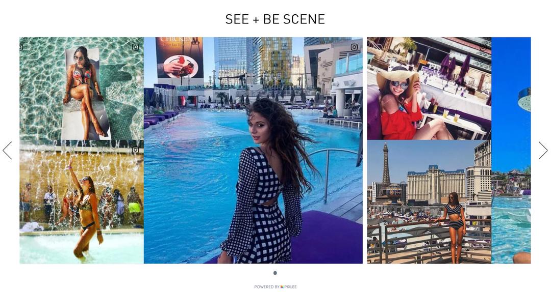 The Cosmopolitan of Las Vegas See + Be Scene shoppable guest photo gallery