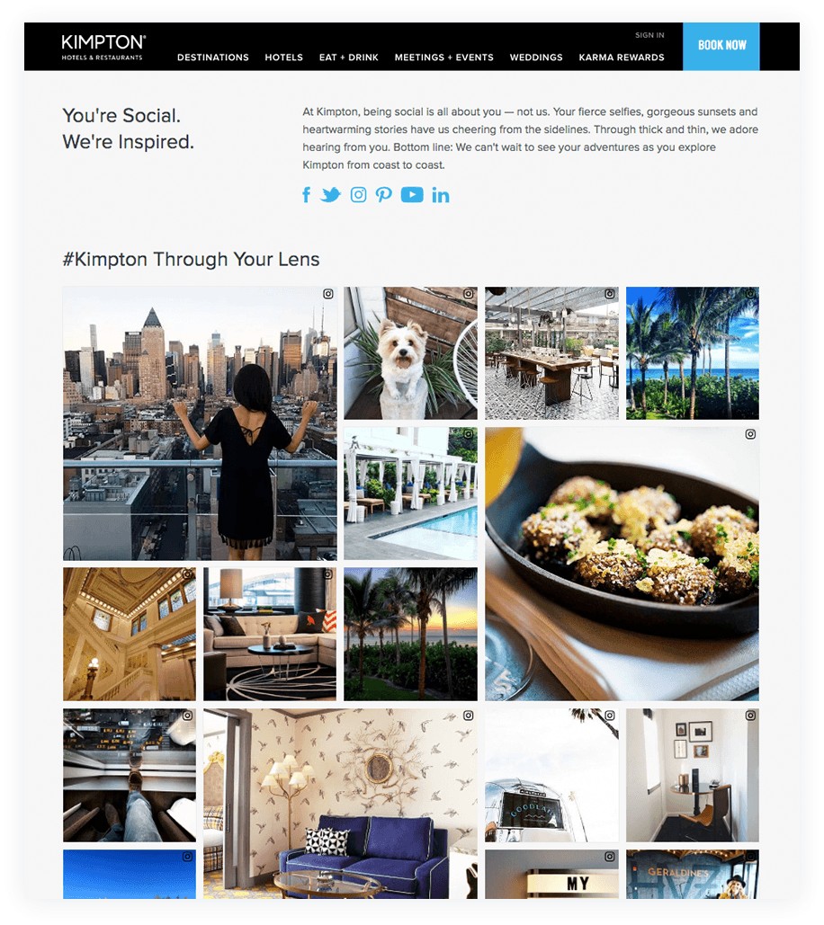 Kimpton #KimptonThroughYourLens guest photo gallery on the Kimpton website